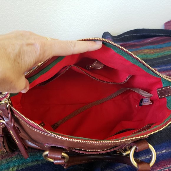 Dooney & Bourke Florentine Leather Satchel - Picture 3 of 4